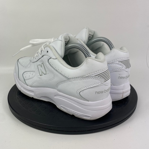 New Balance 575 White Leather Walking Comfort Shoes MW575WT Men's Size 7.5 D - Picture 7 of 12